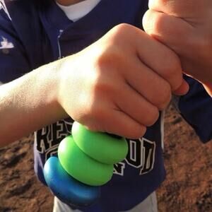 SET OF TWO 2-Pack Bat Grip Choke up Rings for Youth Baseball Tee Ball & Softball
